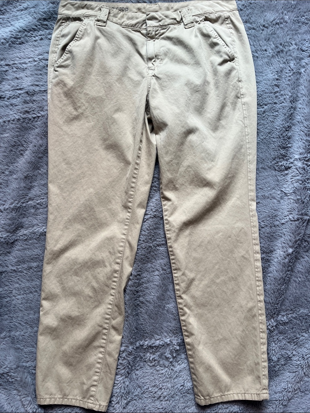 jcpenney Women's cropped boyfriend chinos in Light Khaki